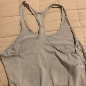 Gray lululemon tank top